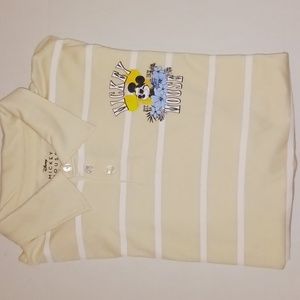 Tropical Mickey Mouse. Men's XXL Disney short sleeve polo shirt. Big & Tall NWT